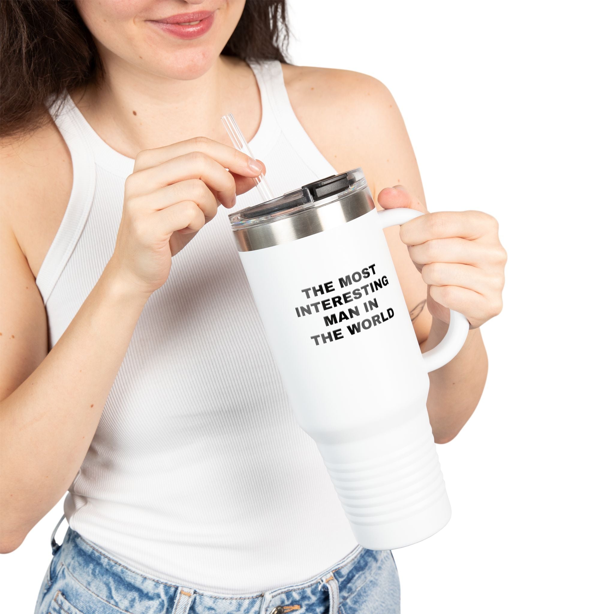 The Most Interesting Man Travel Mug, 40oz