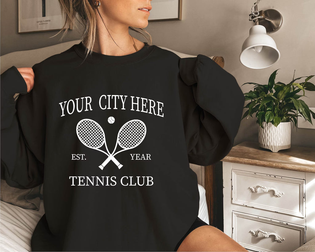 Customized Tennis Club Sweatshirt