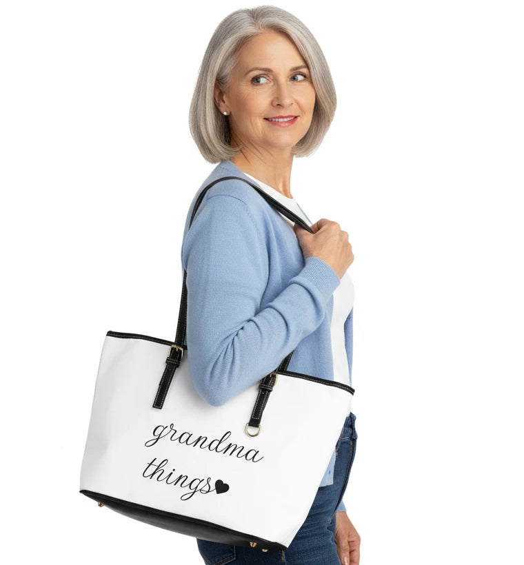 GRANDMA THINGS TOTE BAG