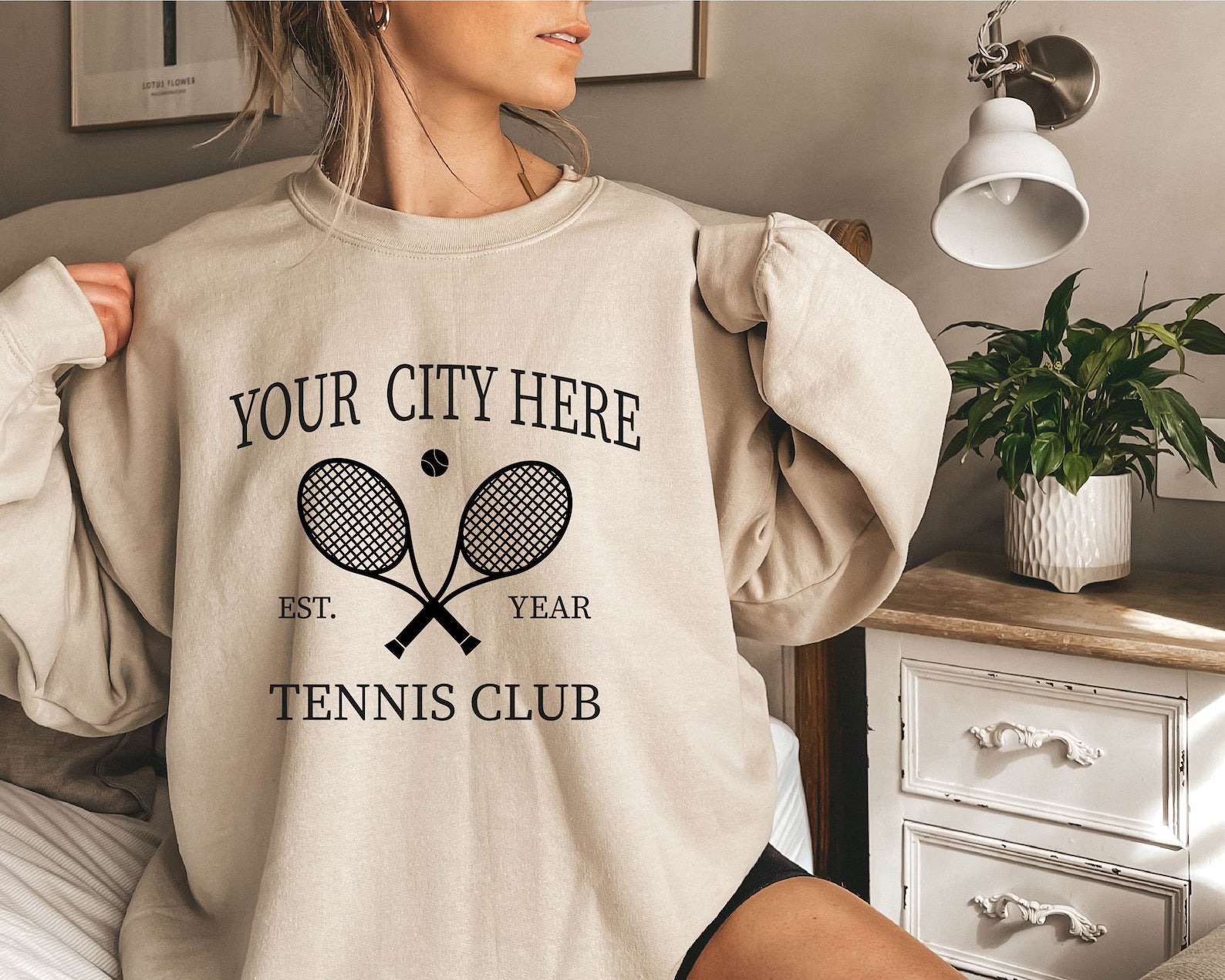 Customized Tennis Club Sweatshirt