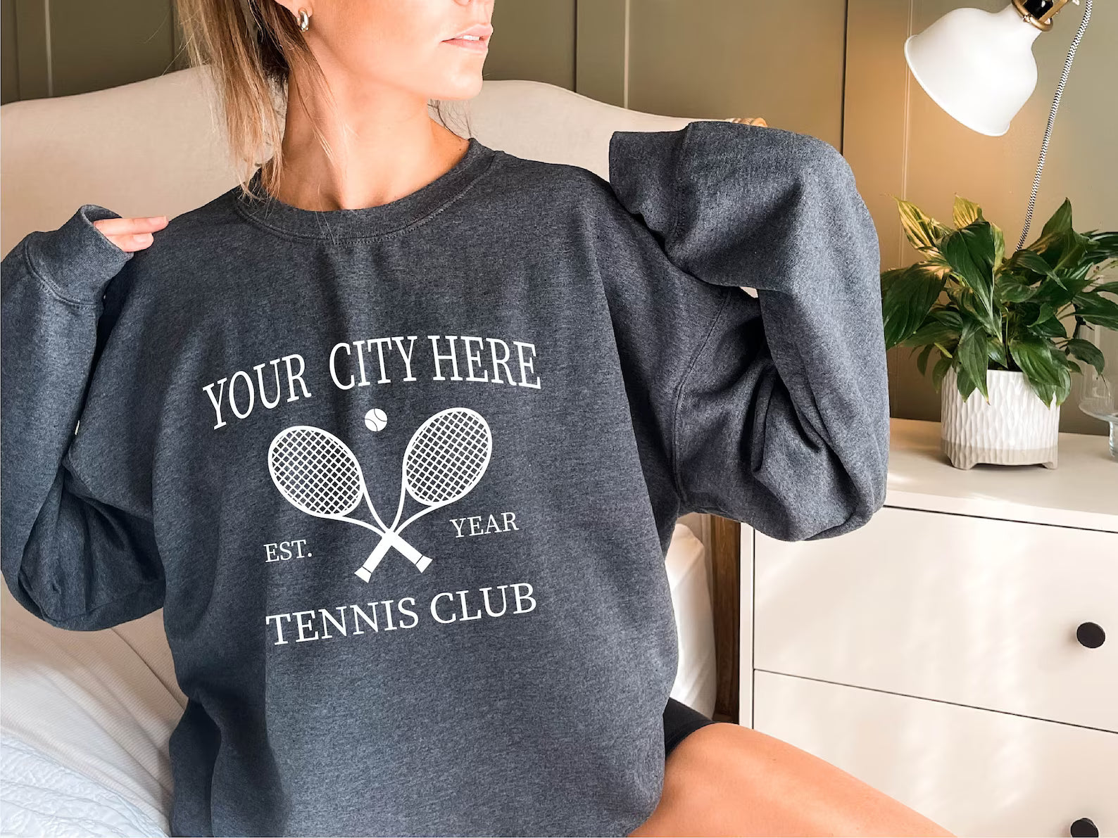 Customized Tennis Club Sweatshirt